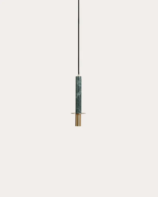 Lampada da Soffitto a LED in Metallo con Marmo Hikaru