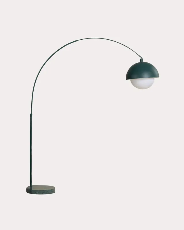 Lampada da Terra in Metallo e Marmo Vivier