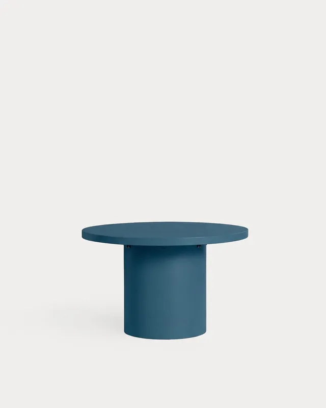 Tavolo da Pranzo Rotondo Estensibile in Metallo (Ø120 -180x120 / 240x120 cm) Beca