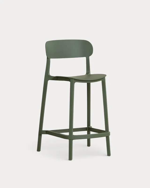 Pack 2 Sgabelli Alti da Esterno in Polipropilene (65 cm) Briel