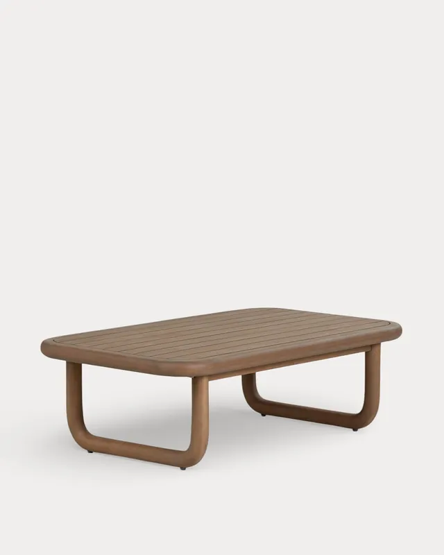 Tavolino Rettangolare in Legno di Eucalipto (110x65 cm) Edvard