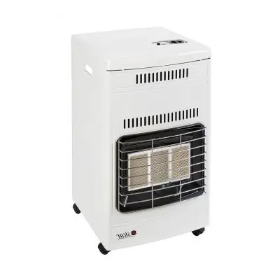 Stufa Gas Gpl Ad Infrarossi Sicar Euro90 Telaio Lamiera 150 Mq 4,2kw Bianca