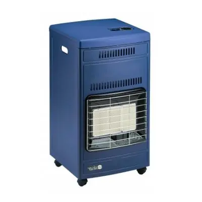 Stufa Gas Gpl Ad Infrarossi Sicar Euro90 Telaio Lamiera 150 Mq 4,2kw Blu