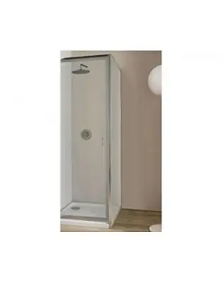 Parete Fissa Modello Urano in Cristallo 6mm 80x195cm ART.FLORITE80TRSP