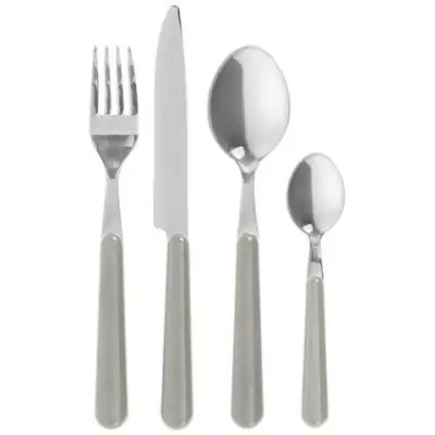 Forchetta da tavola brio EME Posateria colore grigio/cromo 18 cm