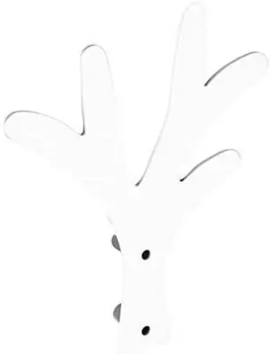 Appendiabiti Bolis Italia alber bianco 14,5 x 12 x 2 cm