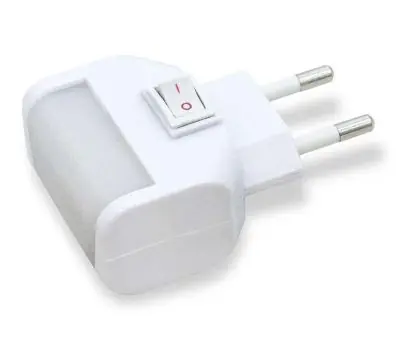 Led Avidsen night light on/off azzurro
