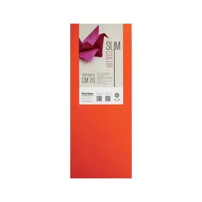 Mensola Decorlegno color arancio 60 x 20 x 1,8 cm