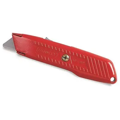 Cutter per antinfortunistica Stanley con molla rientro lama