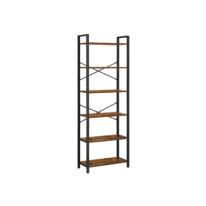 Scaffale a 6 Ripiani con Struttura in Acciaio