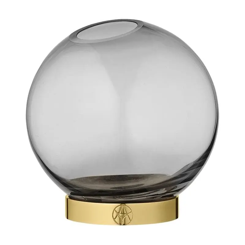 Vaso GLOBE Smoked Black Ø10 \\/ Ø17 \\/ Ø21 cm