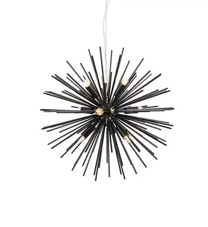 Lampada a soffitto 9L SOLEIL 57cm - Black