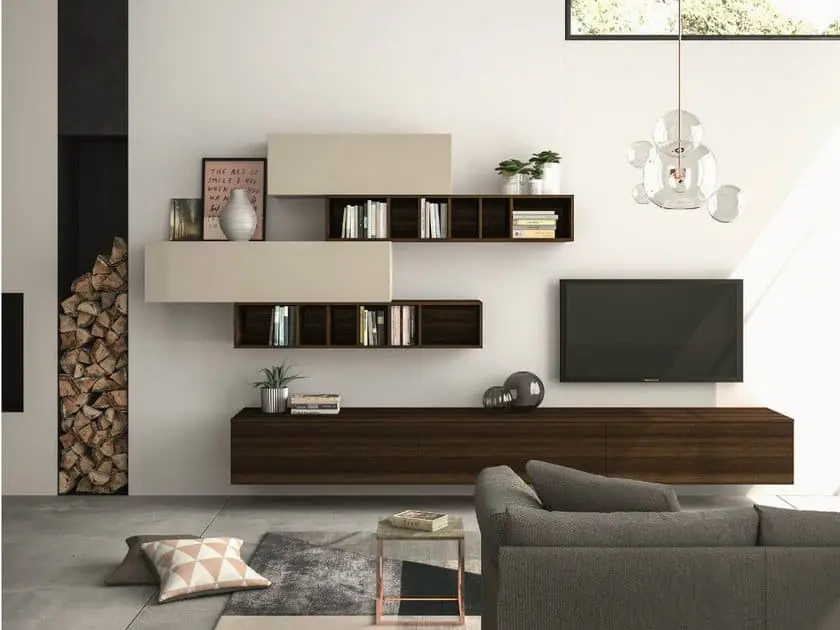 Parete attrezzata componibile SLIM 110 By Dall'Agnese