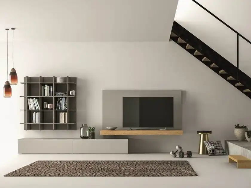 Parete attrezzata componibile SLIM 111 By Dall'Agnese