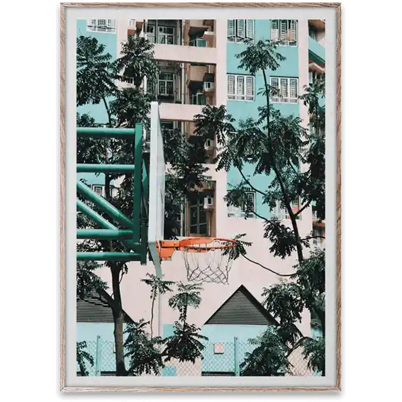 Stampa CITIES OF BASKETBALL 01 HONG KONG by Papercollective