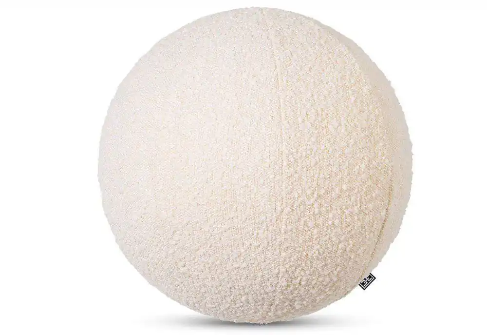 Cuscino PALLA in Bouclè Cream 30cm o 37cm