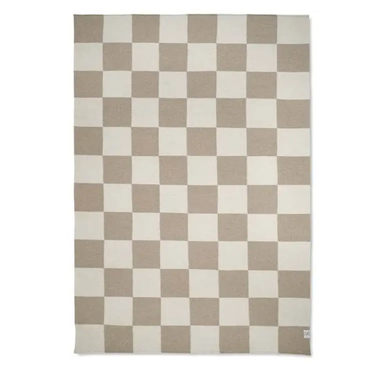 Tappeto SQUARE White\\/Natural