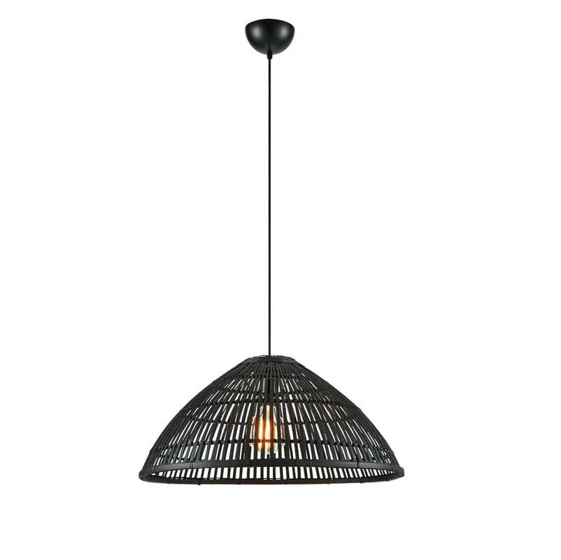 Lampadario CAPELLO 1L Nero Opaco 58cm