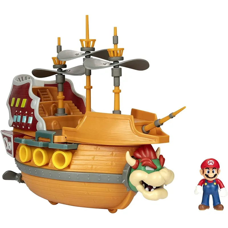 Nintendo Super Mario Deluxe Set da Gioco Bowser Playset Idea Regalo per Bambini