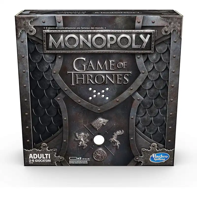 Hasbro Monopoly Game of Thrones Gioco da Tavolo 2-6 Giocatori Trono di Spade