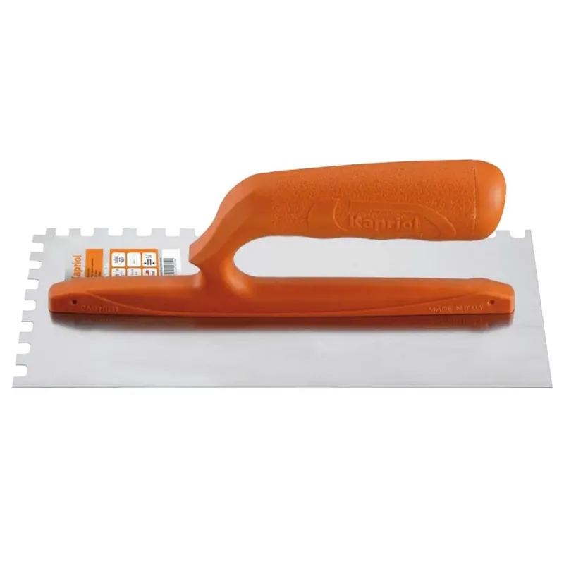 Frattone dentato 8 mm USA con manico in nylon 12x28 cm