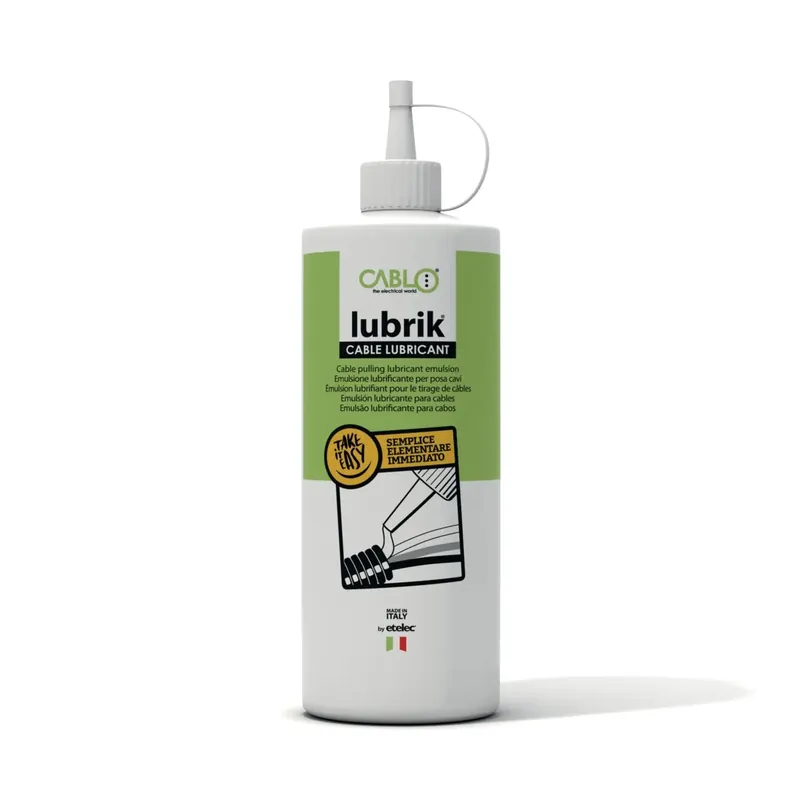 Emulsione lubrificante per posa cavi flacone da 0,9 l