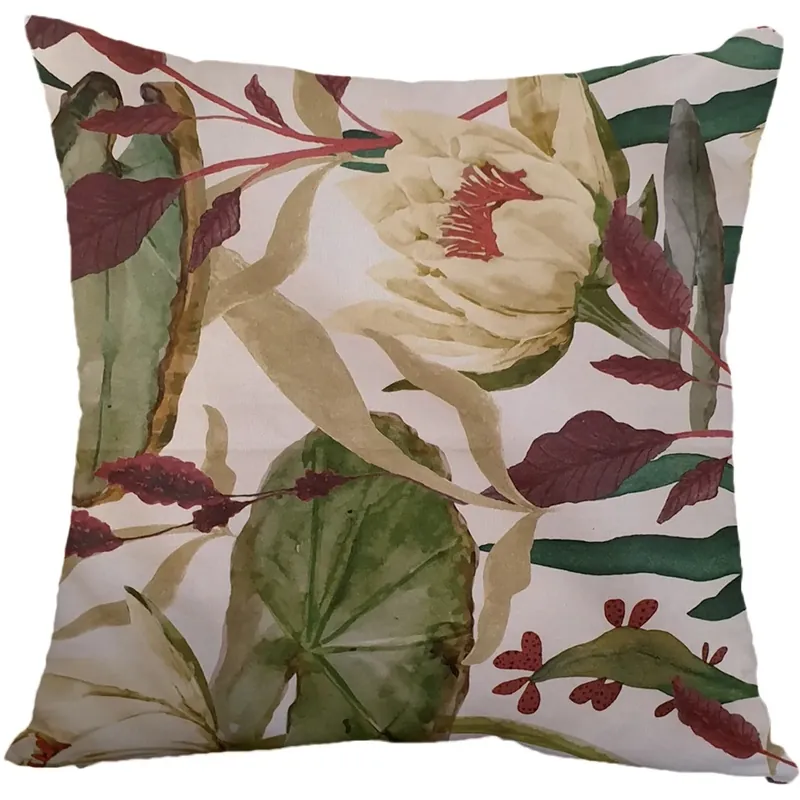 Fodera per cuscino a fantasia beige 50x50 cm