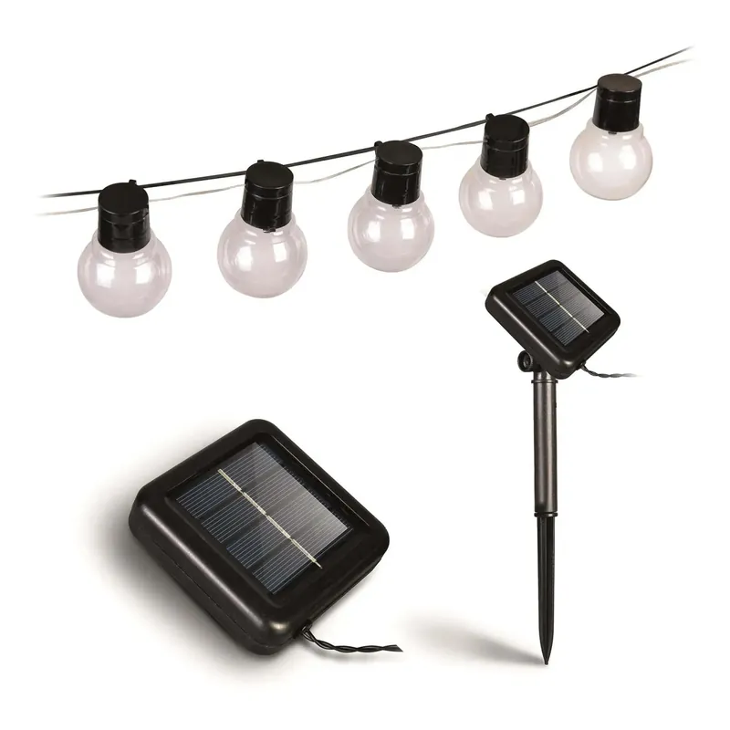 Catena luminosa solare 40 LED 10 m