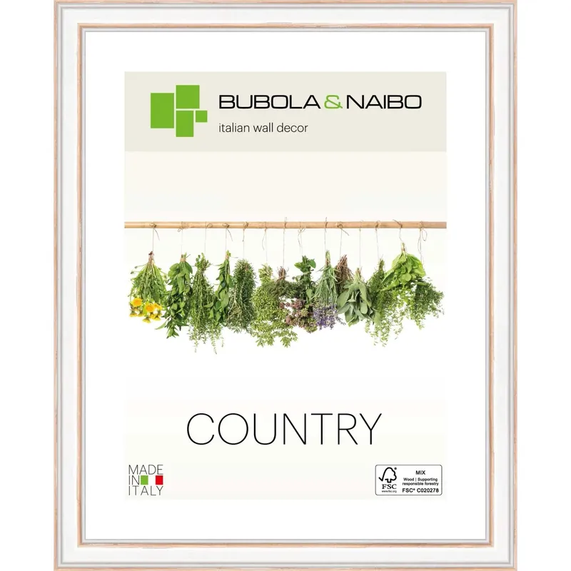 Cornice Ringa bianca 25x35 cm