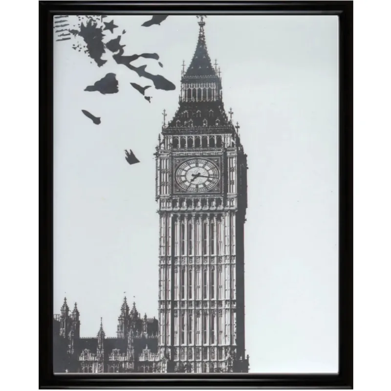 Portafoto in PVC nera 13 cm x 18 cm