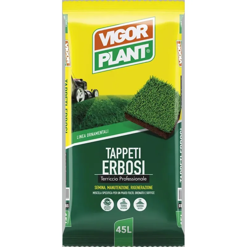 Terriccio professionale Vigorplant Tappeti Erbosi 45 l