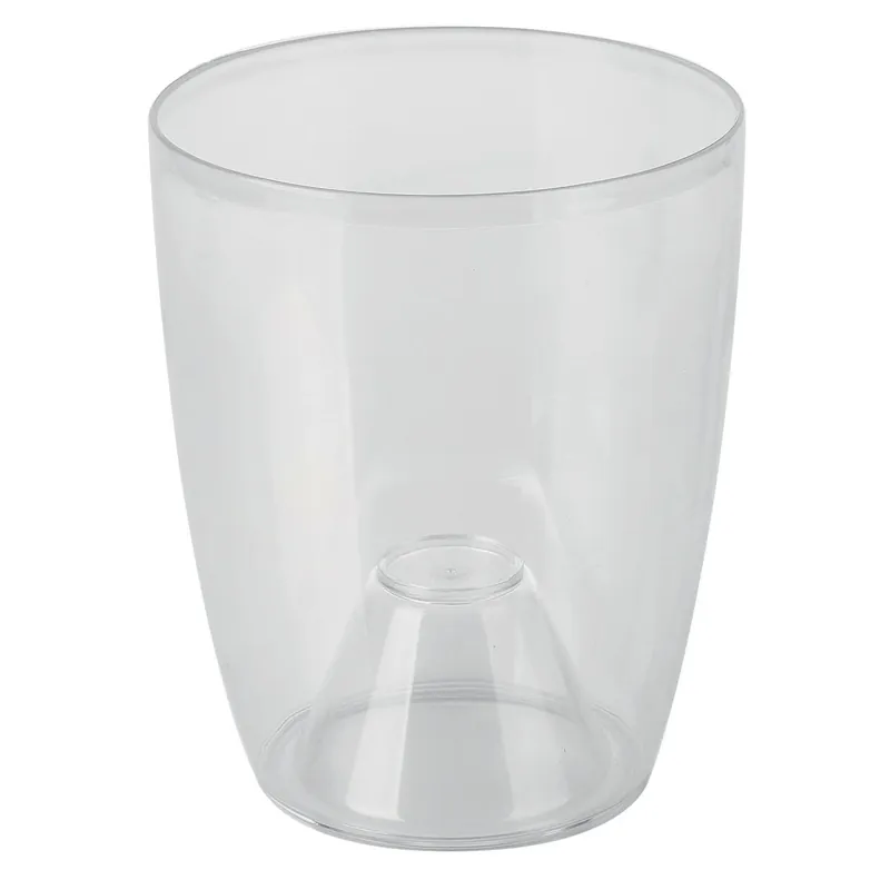 Vaso ORCHID trasparente in plastica 16 cm