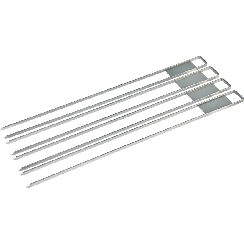 Jamestown spiedini in acciaio inox da 35 cm 4 pz