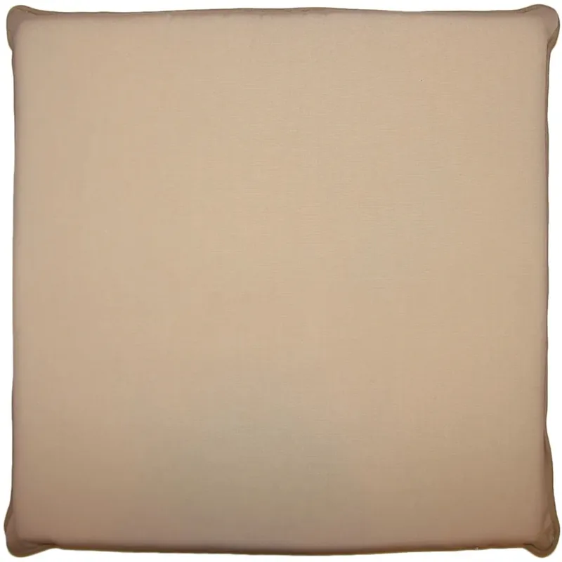 Cuscino per sedia ecrù 40x40x5 cm