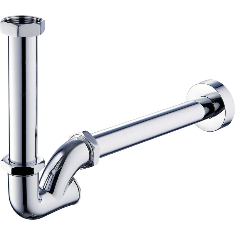 Sifone a colonna 1"1/4 x 32 in abs cromato