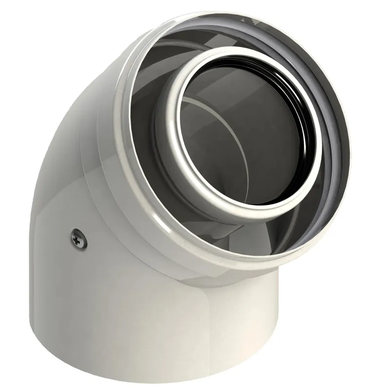Curva universale coassiale 45°