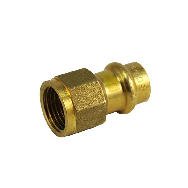 Manicotto in ottone femmina x femmina Ø 22 mm x 3/4" - bq pressione gas