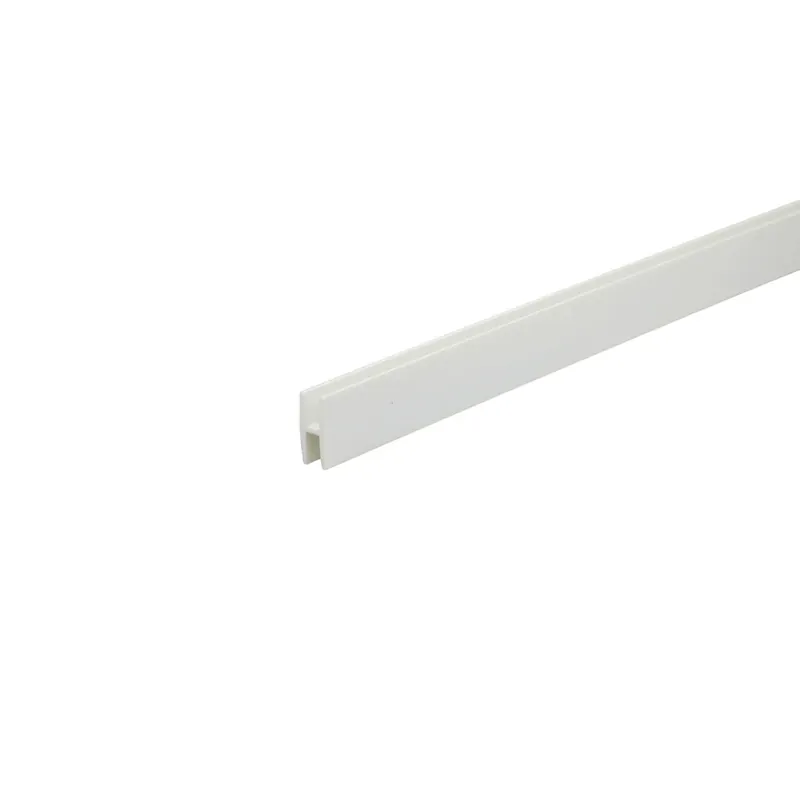Profilo a H 1 m 25x12 mm in pvc bianco