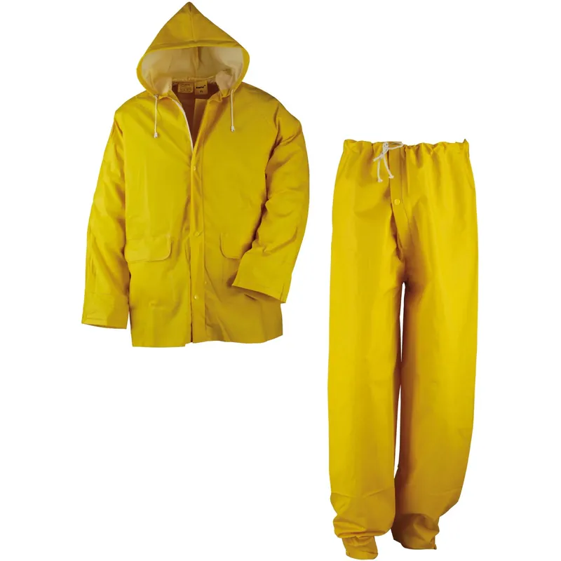 Completo impermeabile Kapriol Rain giallo tg. XL