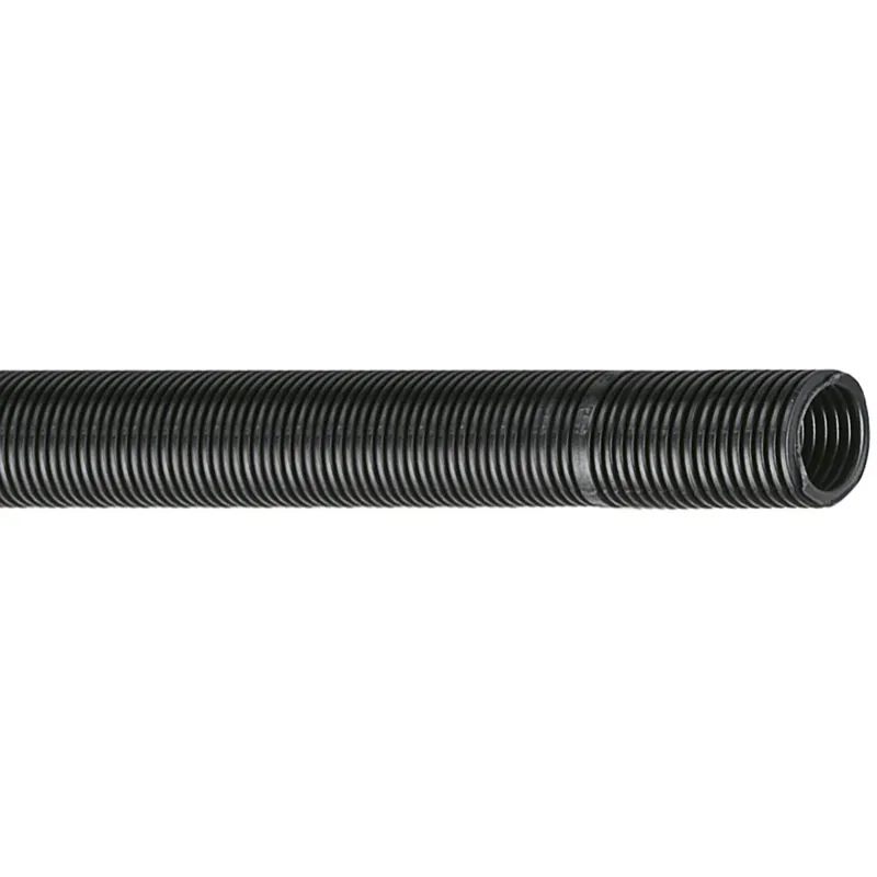 Tubo pieghevole Ø 25 mm nero 10 m