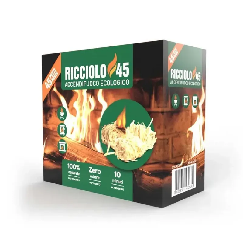 Accendifuoco Ricciolo 45 pz