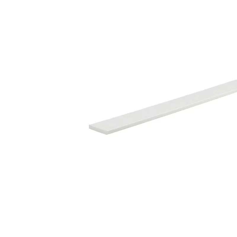 Piattina pvc 1 m 30x5 mm bianco