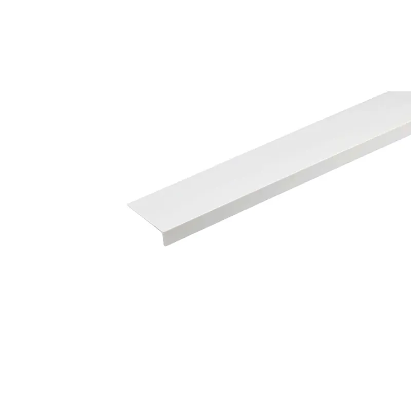 Profilo angolare a L adesivo 1 m 16x11 mm in pvc bianco opaco