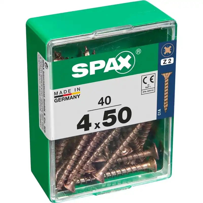 Vite SPAX TSP POZI bronzata 4x50 M 40 pz