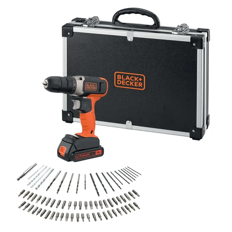 Trapano avvitatore a batteria Black+Decker 18 V 1,5 Ah