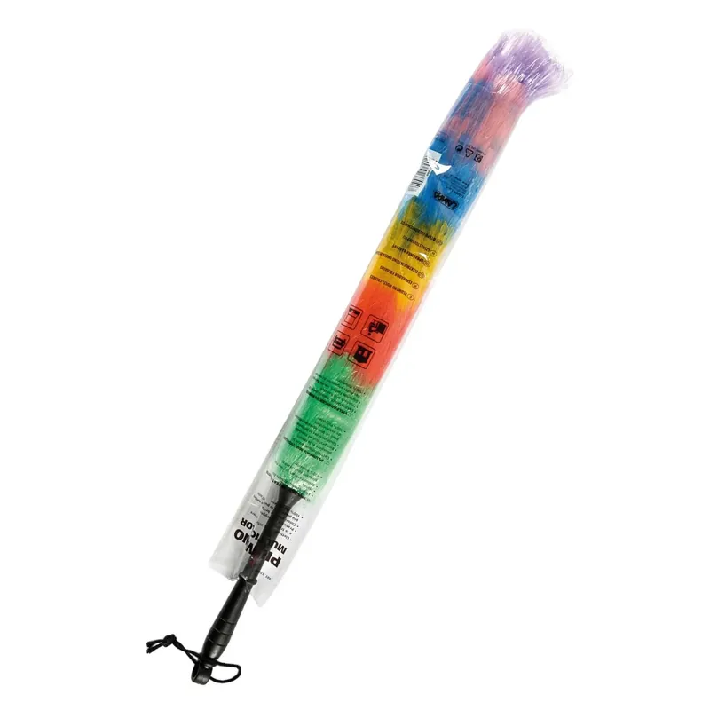 Piumino elettrostatico multicolore 63 cm