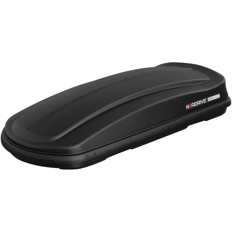 Box da tetto in ABS 430 litri - Nero goffrato