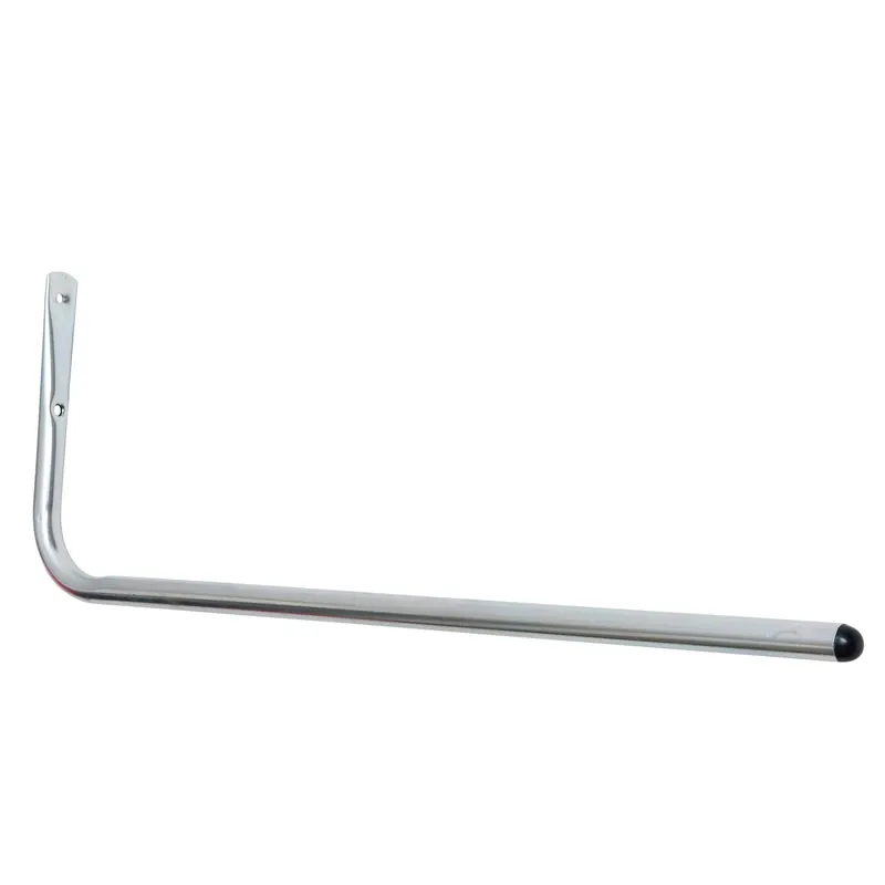 Gancio da muro a L zincato H50xP19xØ1,8 cm