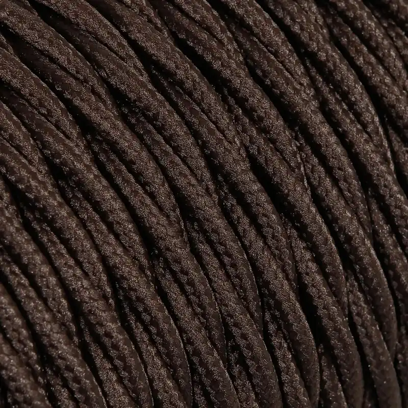 Cavo trecciato tessile FRRTX 3x1,5 mm² marrone