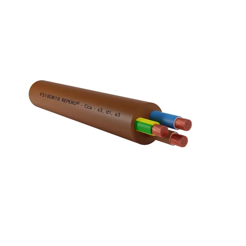 Cavo FS18OR18 3G1,5 da 100 m marrone